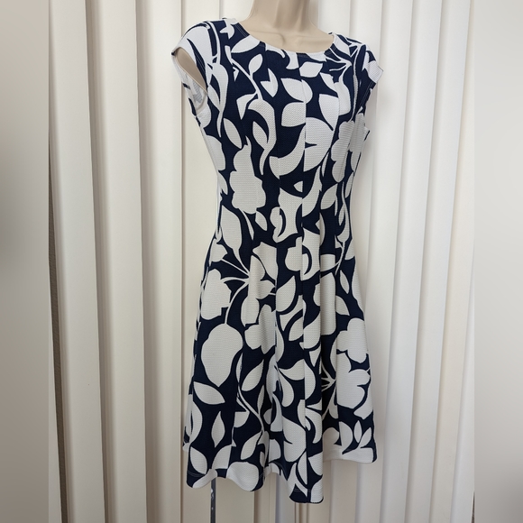 Signature by Robbie Bee Navy Blue PS Dress - Picture 1 of 6